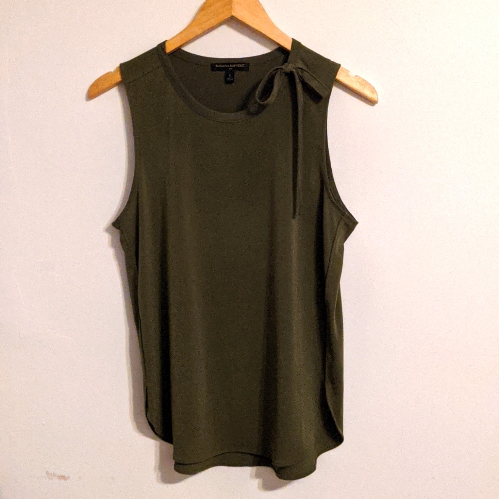 Forest Green Banana Republic Tank Top